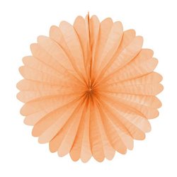 Boule en papier festonné (couleur saumon)
