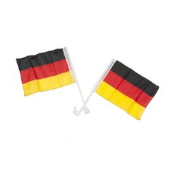 Lot de 2 Drapeaux Allemagne pour voiture