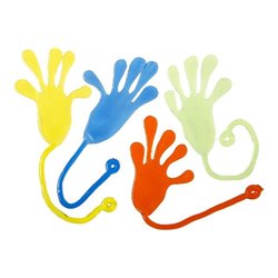 Vente en ligne article de fête pas cher main collante multicolore mur