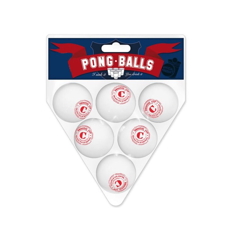 Lot de 6 balles pour Beerpong