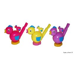 Lot de 3 Sifflets Oiseaux