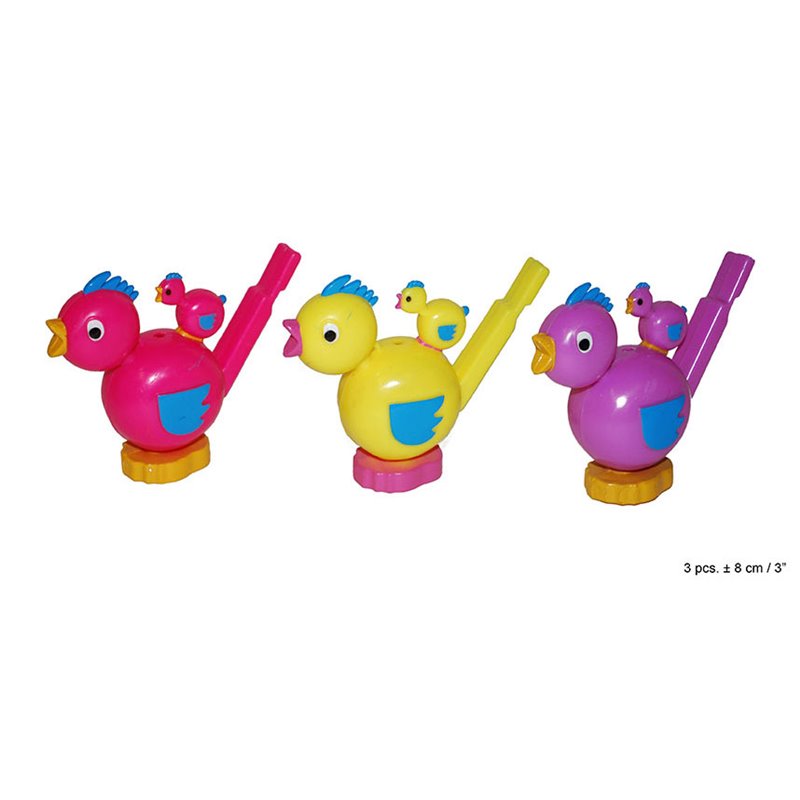 Lot de 3 Sifflets Oiseaux