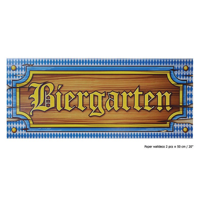 Lot de 2 Décorations Murales Oktoberfest