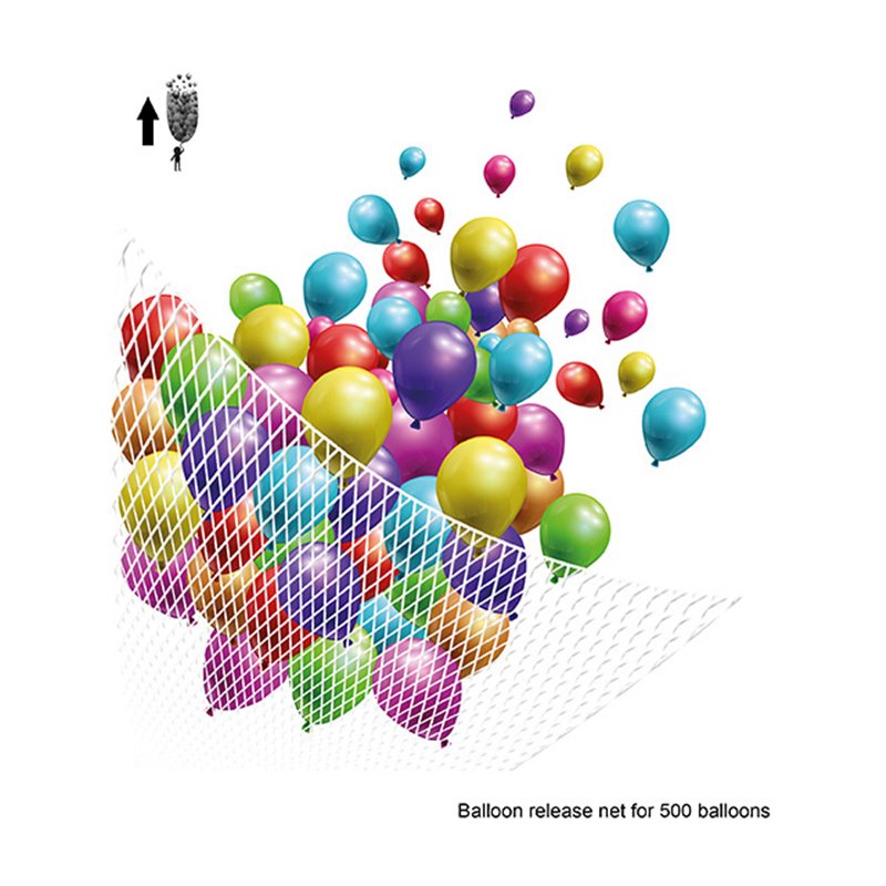 Filet Release 500 ballons latex