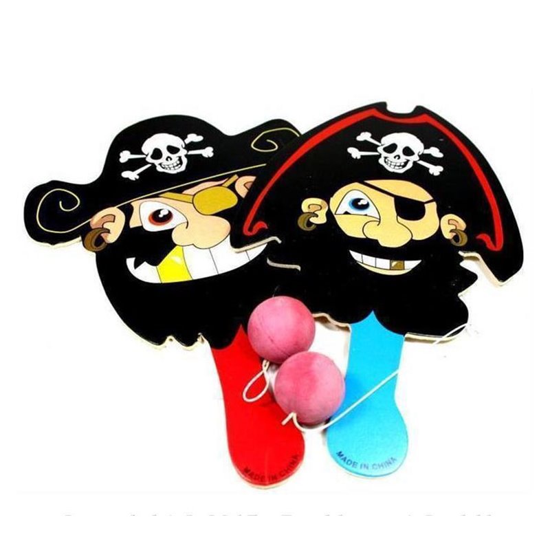 Lot de Jeu Paddle-Ball Pirate