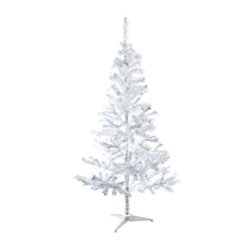 Sapin de Noël Artificiel Blanc de 180 cm avec 300 Branches