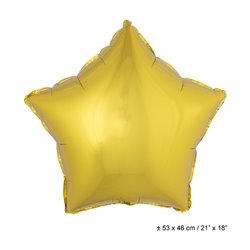 Ballon Aluminium Doré Grosse Étoile