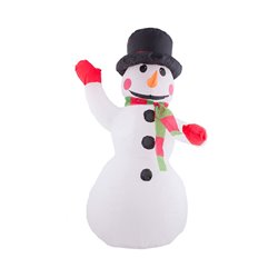 Bonhomme de Neige Gonflable Lumineux en Polyester