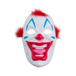 Masque de Clown Démoniaque en Plastique
