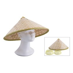 Chapeau Conique Vietnamien en Bambou