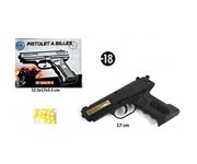 Pistolet à billes 17cm