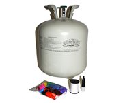 Set avec Bonbonne d'Hélium et 50 Ballons