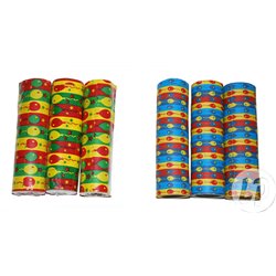 Lot de 3 Rouleaux avec 18 Serpentins