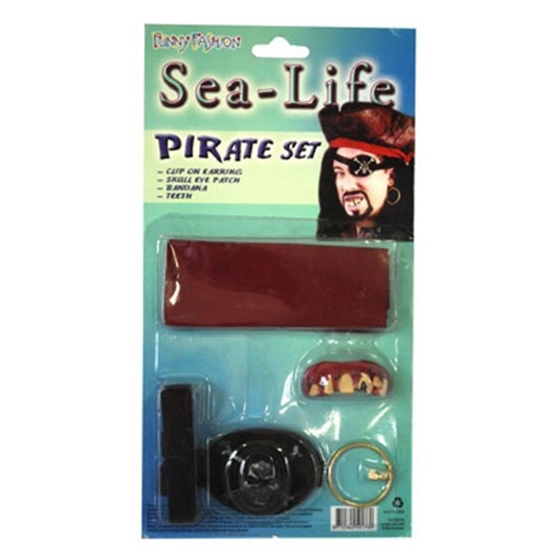 Kit d'accessoires de pirate 4 pièces