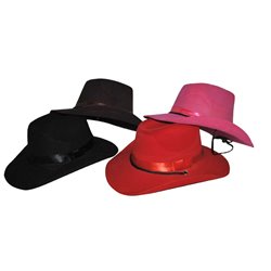 Chapeau de Cowboy Feutrine Noir