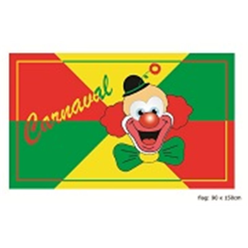 Drapeau Carnaval Clown