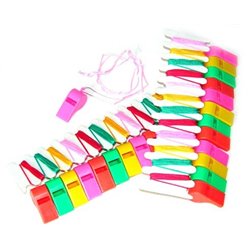 Lot de 24 Sifflets pour Enfants