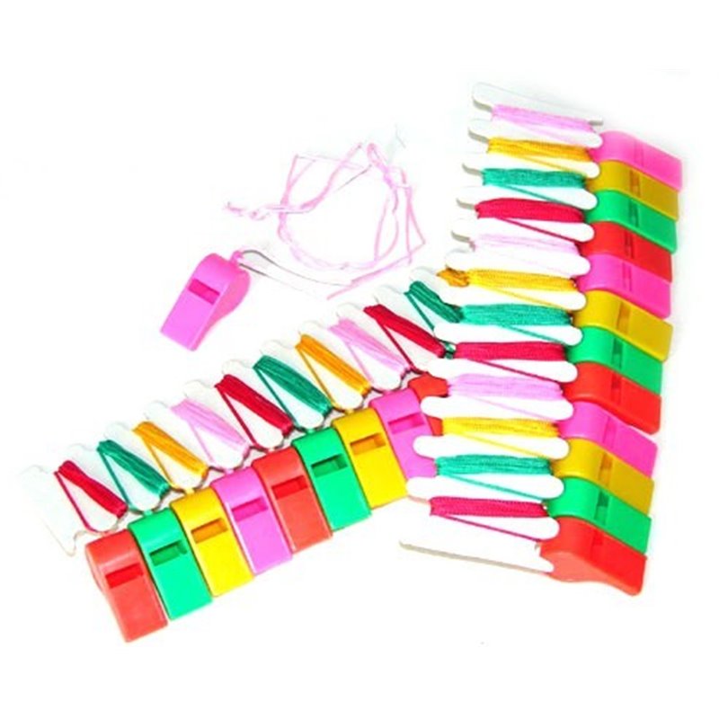 Lot de 24 Sifflets pour Enfants