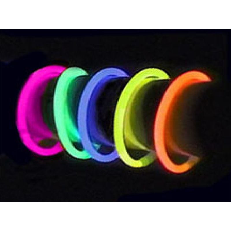 Lot de 100 Bracelets Fluorescents de Qualité Supérieure