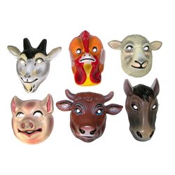 Masque Coque Animal de la Ferme pour Enfant