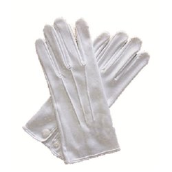 Paire de Gants Blancs avec 3 Nervures