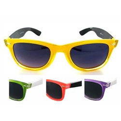 Lunettes de Soleil à Monture de Différente Couleur V-104