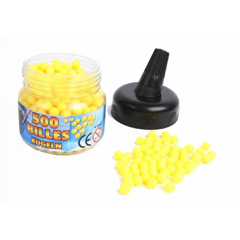 Bouteille de 500 billes en plastique pour airsoft