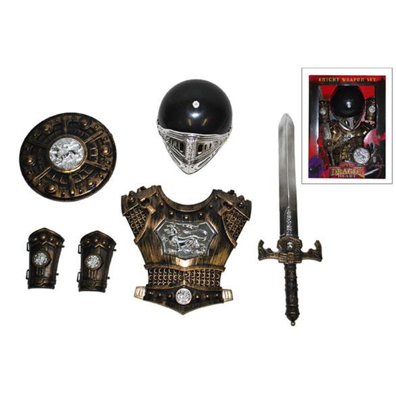 Lot de 6 Accessoires de Chevalier Complet pour Enfant