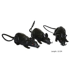 Lot de 3 Rats avec Sifflet Intégré