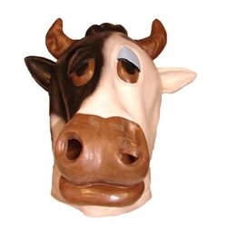 Masque de vache en latex
