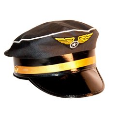 Casquette pour pilote Noir & Or