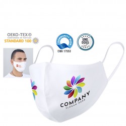 Masque hygiénique réutilisable antibactérien et hydrofuge leik