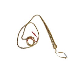 fouet en cuir or 1.8m