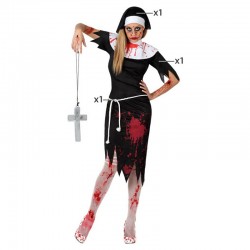 Déguisement religieuse zombie horreur 3 pièces femme taille M/L