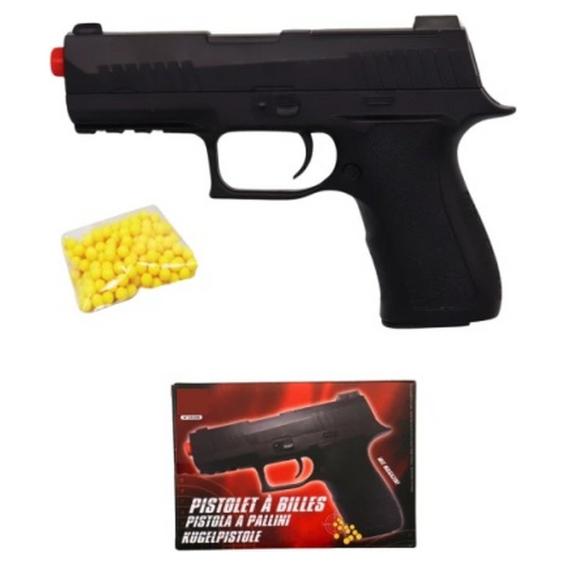 Pistolet à billes 20cm et 40 billes
