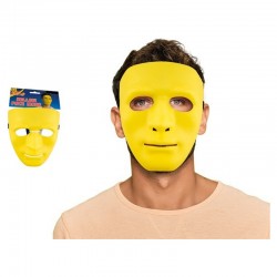 Masque coque néon fluo jaune adulte