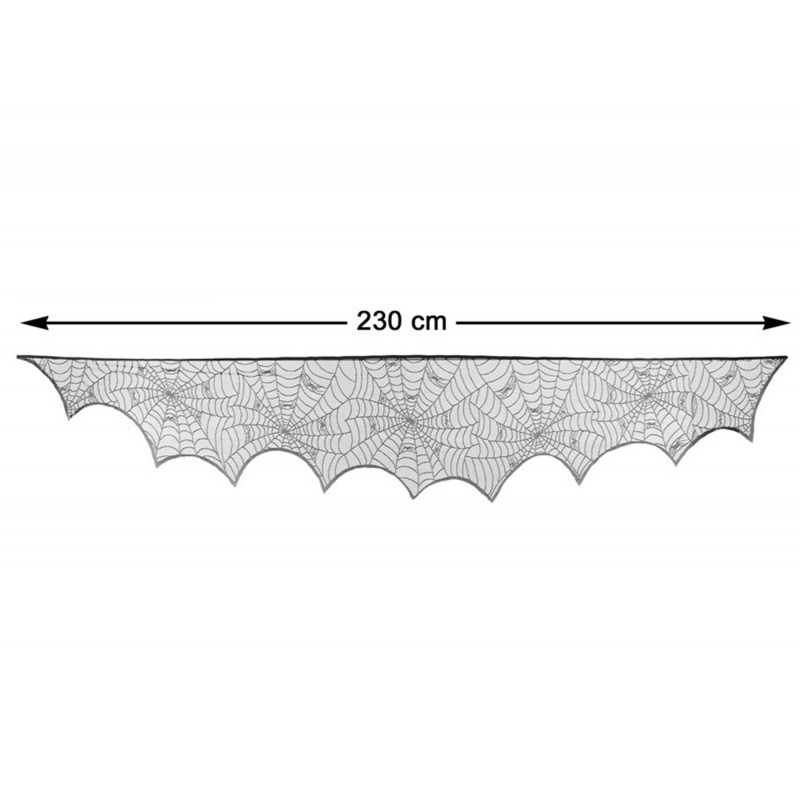 Décoration dentelle toile d'araignée 248x45cm