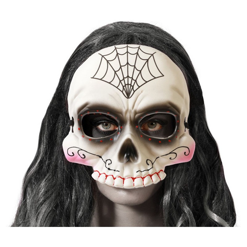 Masque coque Dia de los Muertos crâne adulte