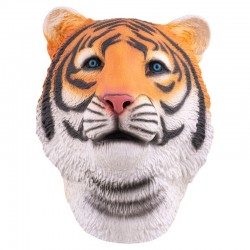 Masque latex tigre adulte