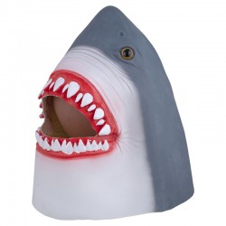 Masque latex requin adulte