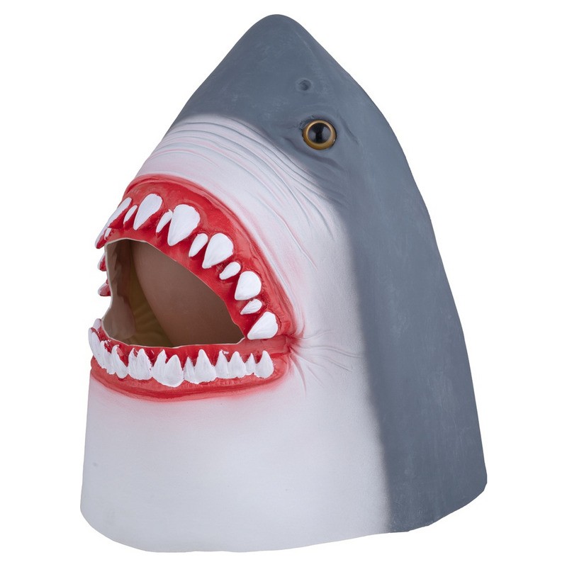 Masque latex requin adulte