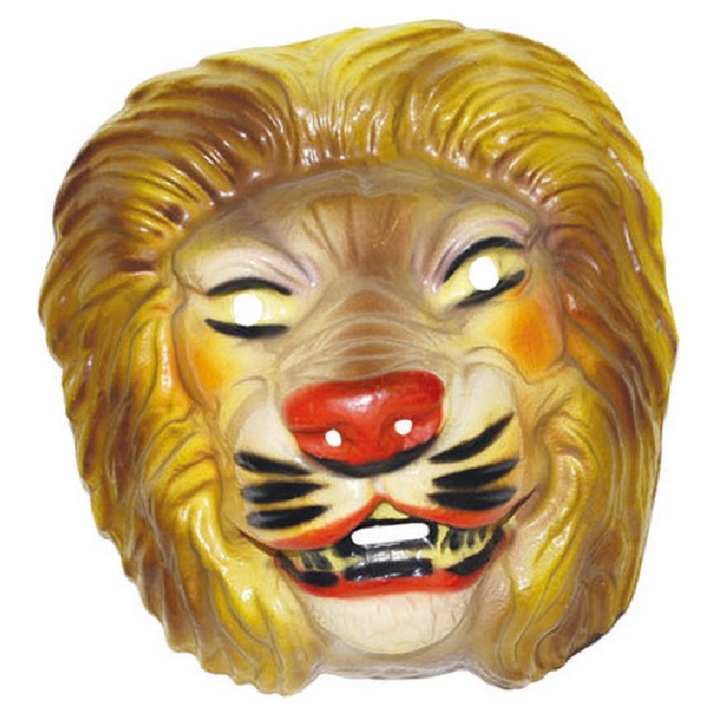 Masque coque lion 30x28cm