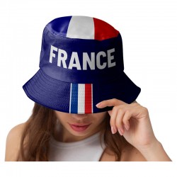 Chapeau bob supporter France adulte