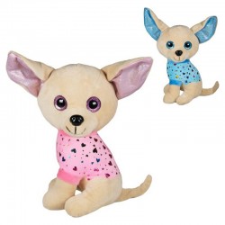 Peluche chihuahua assis Chico ultra douce 20 cm
