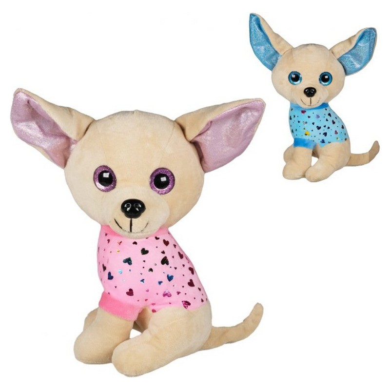 Peluche chihuahua assis Chico ultra douce 20 cm