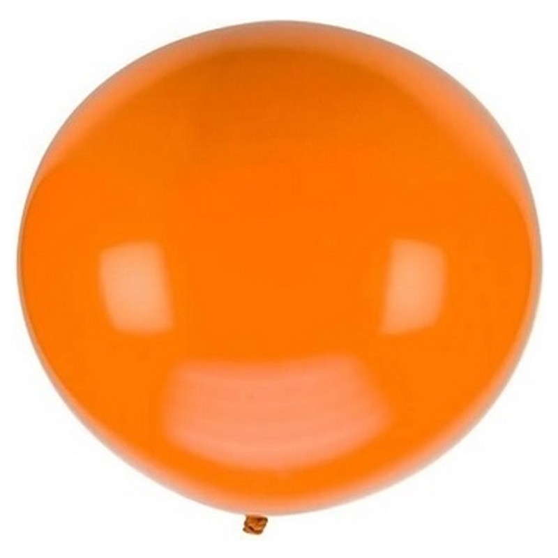 Ballon rond géant orange 35 gr 90 cm