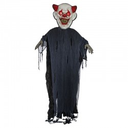 Suspension clown démoniaque lumineuse géante 2,8 m