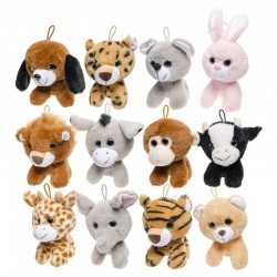 Peluche animaux divers mix 20cm
