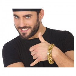 Bracelet gourmette chaîne or