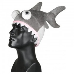 Chapeau gag requin gris 30cm